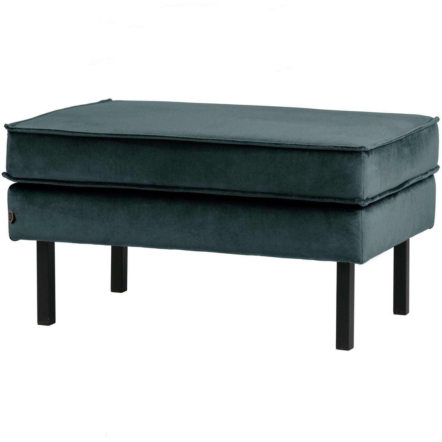 Rodeo Hocker Op Poten Velvet Teal