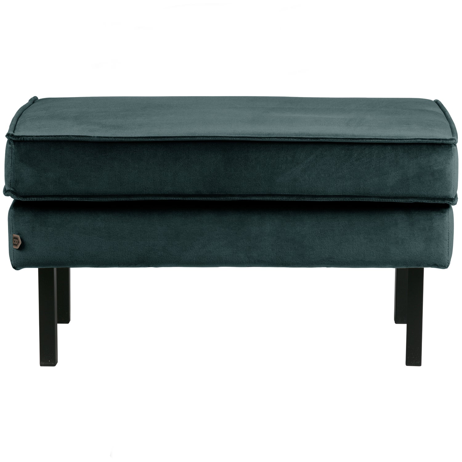 Rodeo Hocker Op Poten Velvet Teal