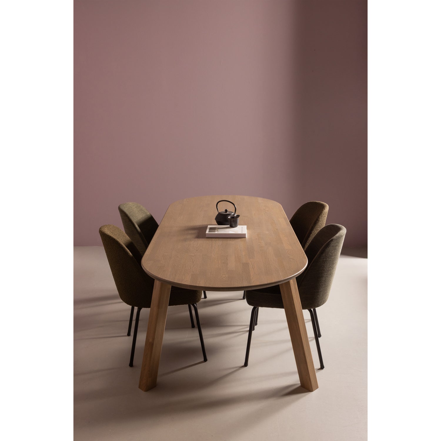 SET V 2 - HAARLEM 4-STANDEN POOT EIKEN PEBBLE GREY [fsc]