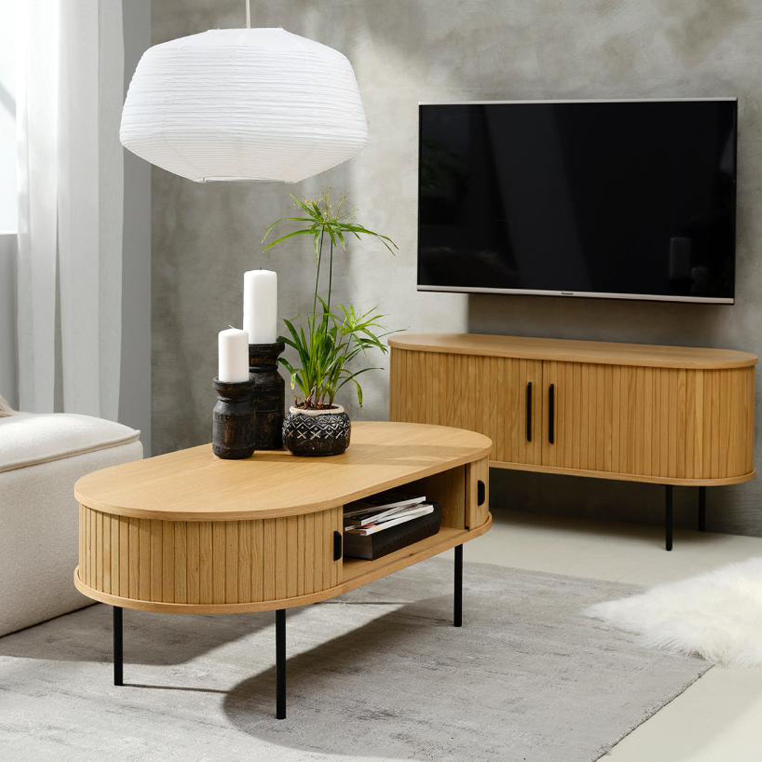 Salontafel Nola Ovaal Naturel