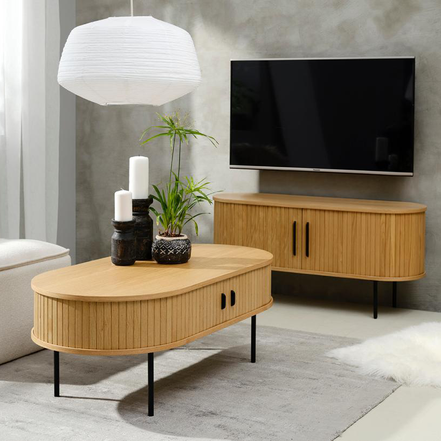 Salontafel Nola Ovaal Naturel