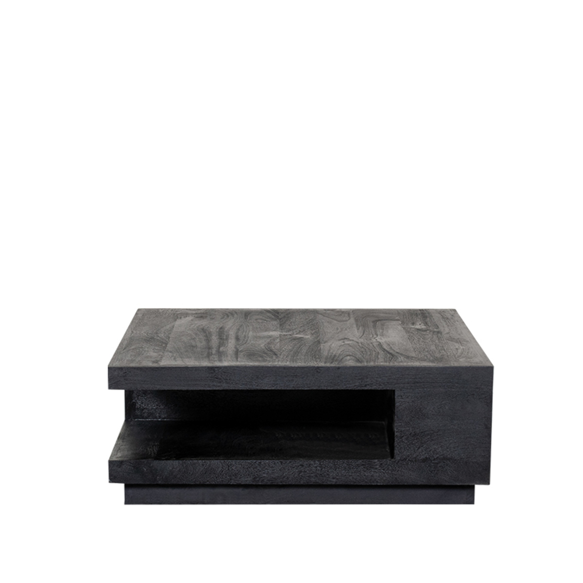Salontafel Square - Zwart - Mangohout