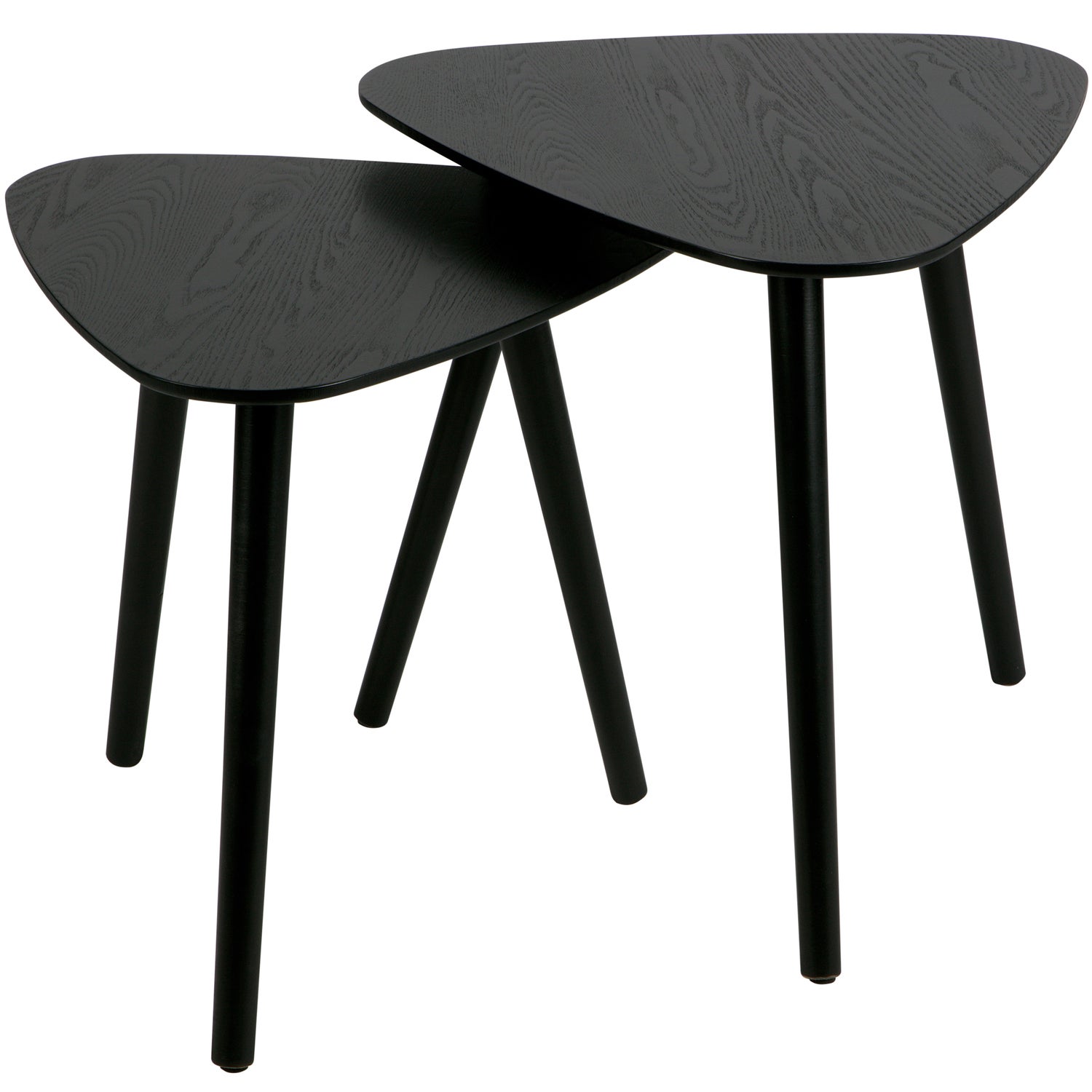 Set V 2 - Nila Bijzettafels Zwart