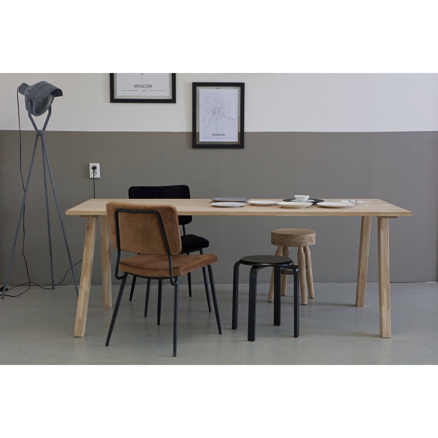 Set V 2 - Tablo A-poot Eiken [fsc]