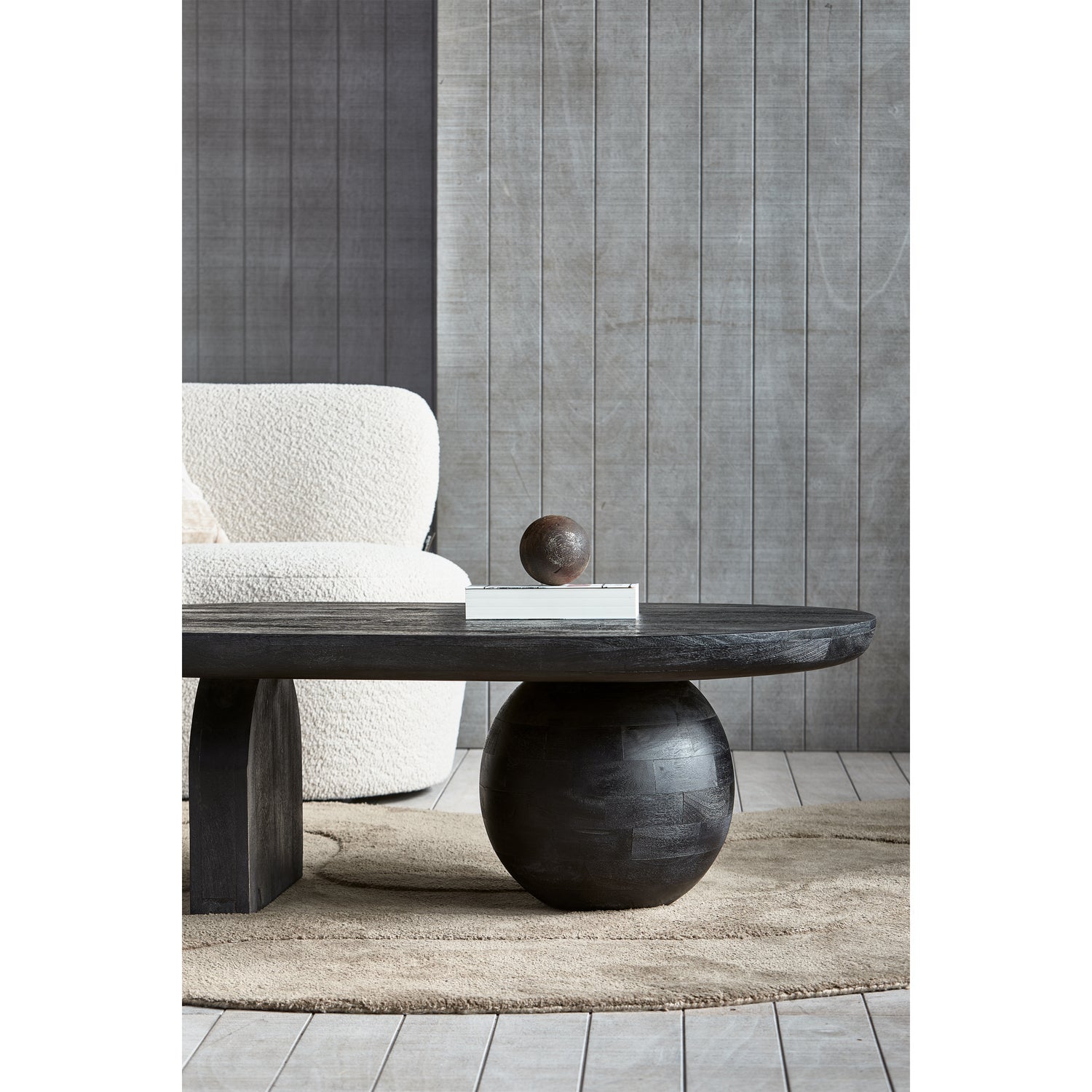 Steppe Salontafel Mango Hout Zwart