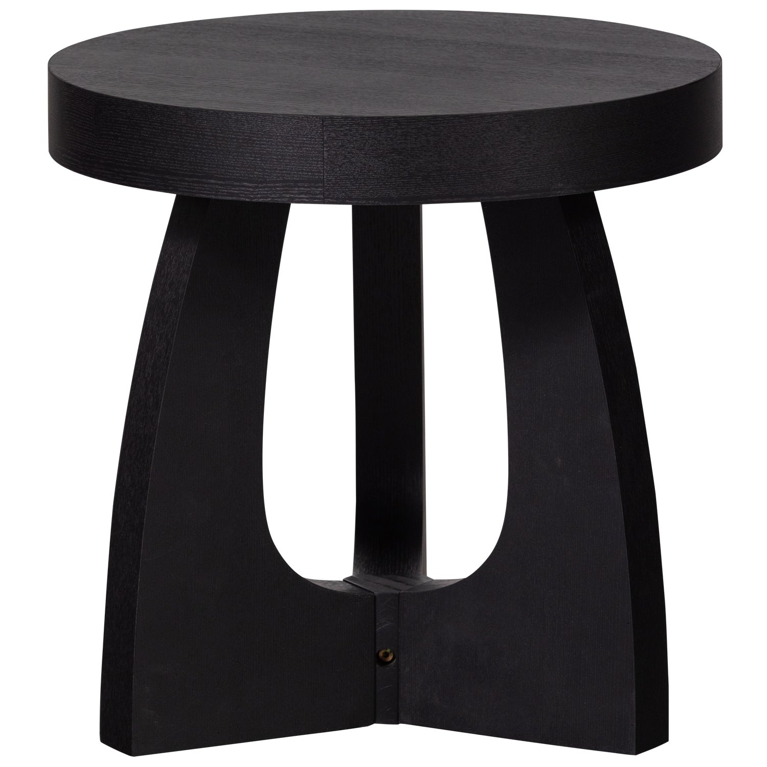 TALA BIJZETTAFEL MDF FINEER ZWART 45xO45CM