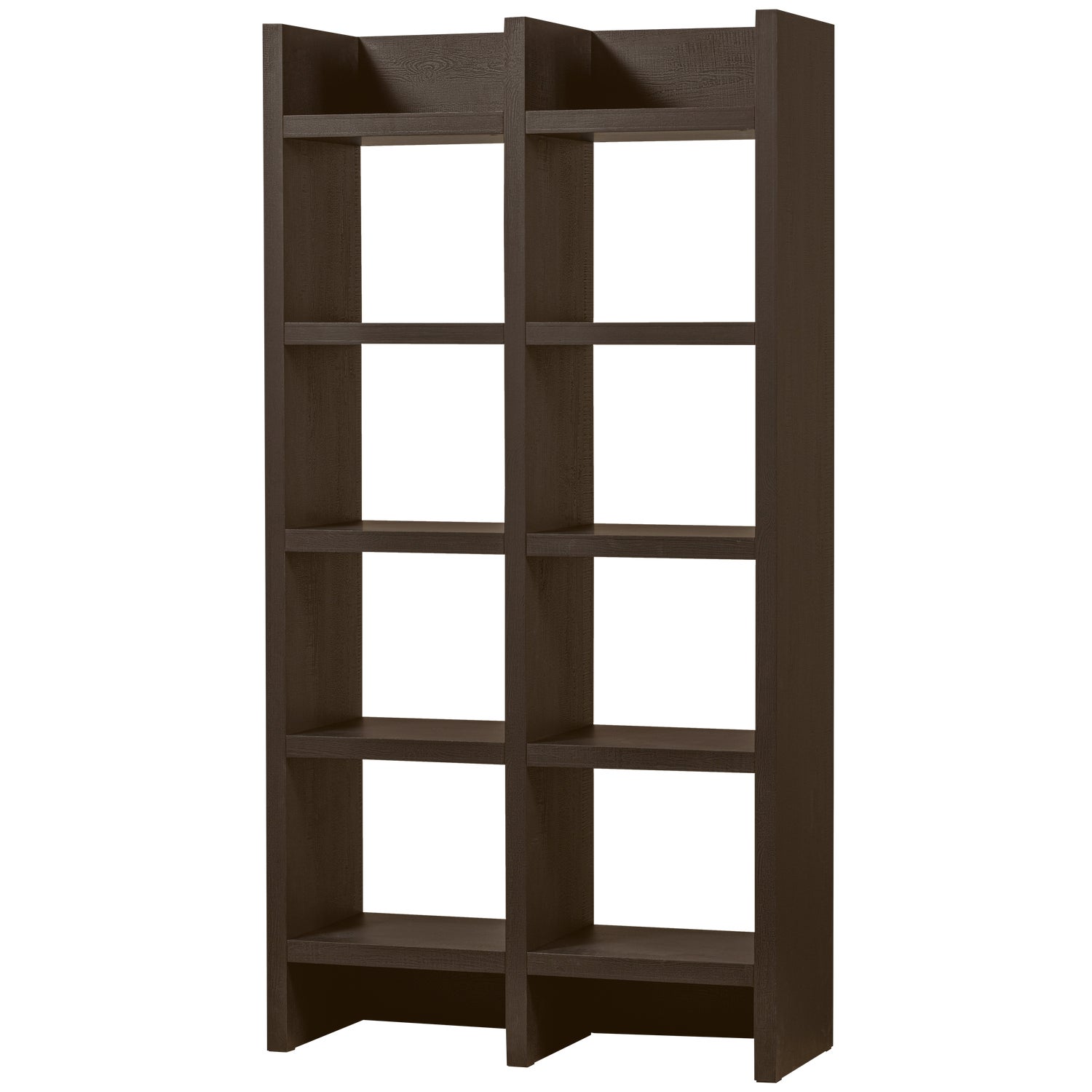 TIMO OPEN KAST MDF DONKERBRUIN 195x100x40CM