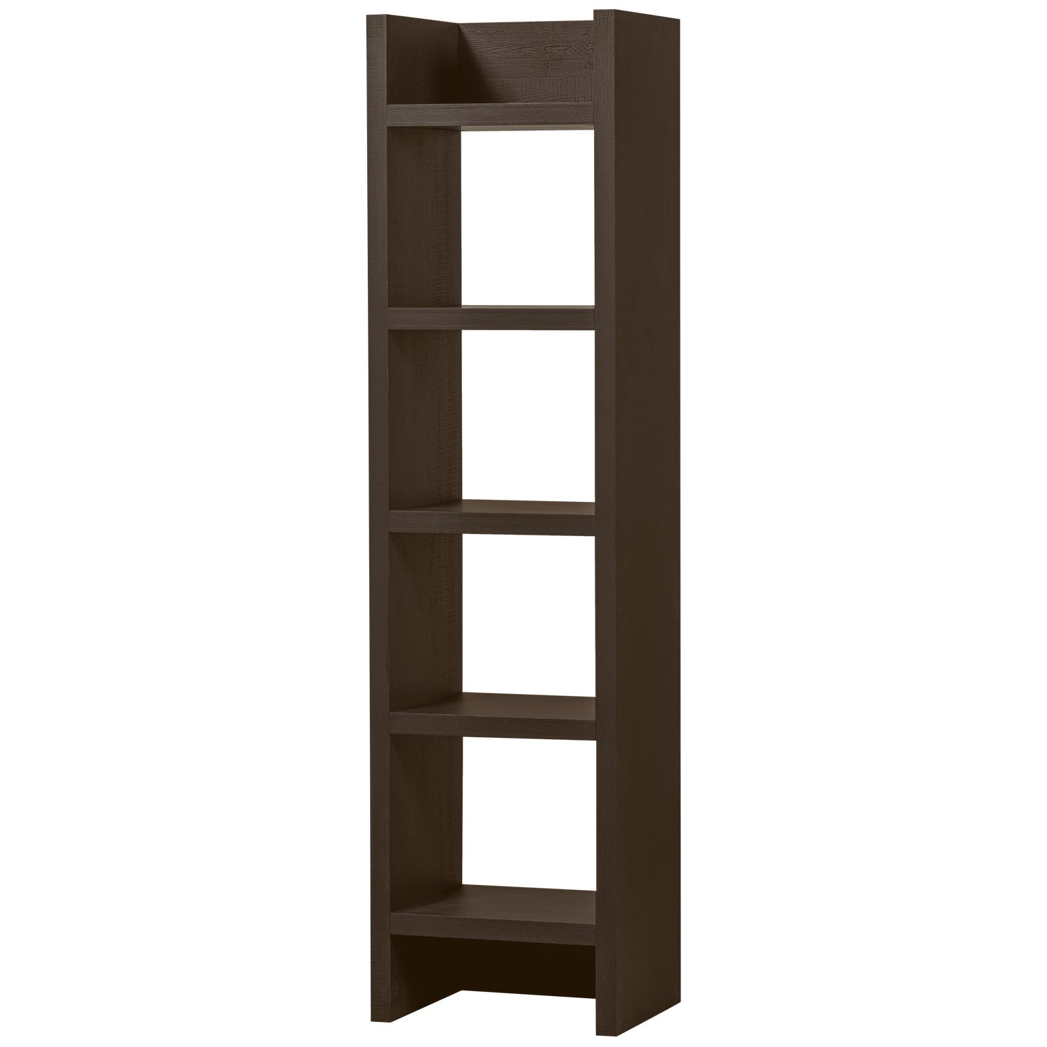 TIMO OPEN KAST MDF DONKERBRUIN 195x50x40CM