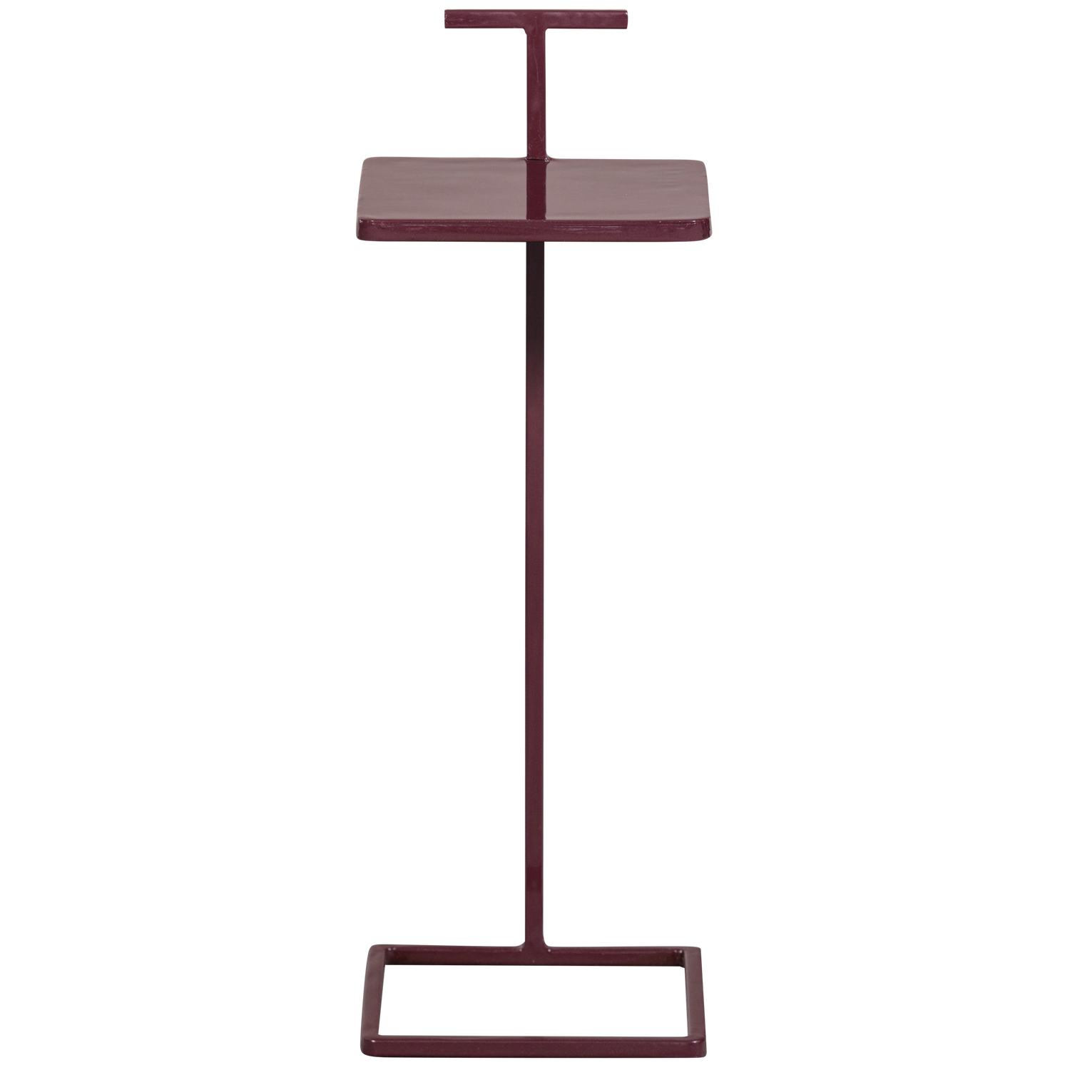 TOSTE BIJZETTAFEL METAAL AUBERGINE
