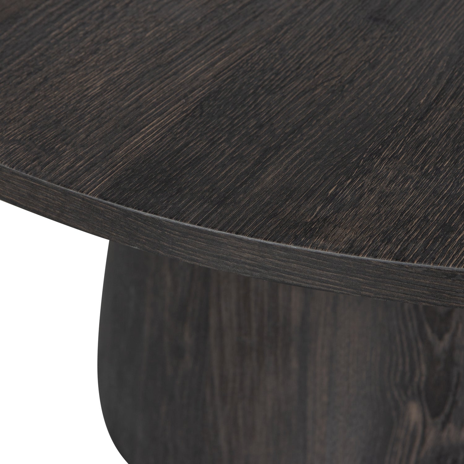 VITO SALONTAFEL MDF DONKERBRUIN 45xØ60CM
