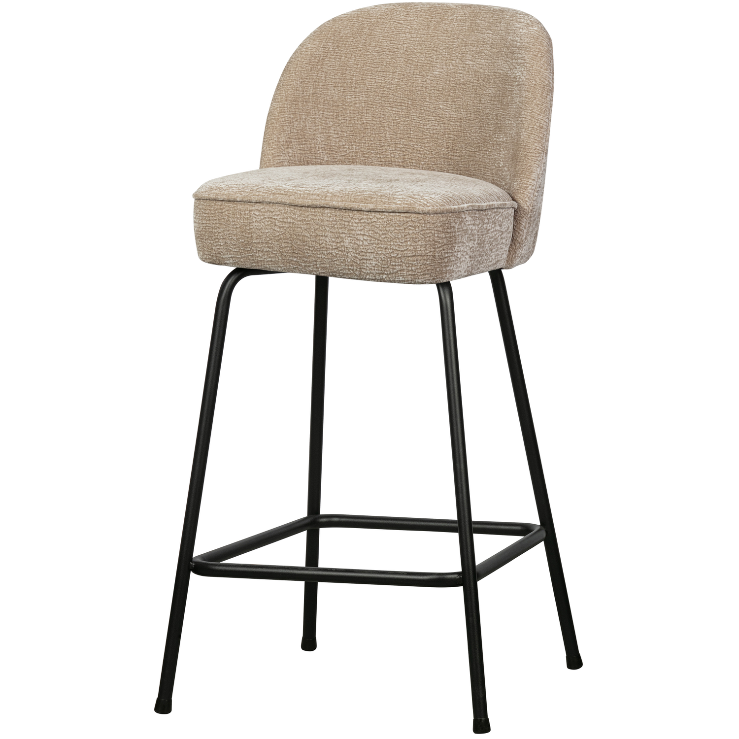VOGUE BARSTOEL 65CM 3D CHENILLE ZAND