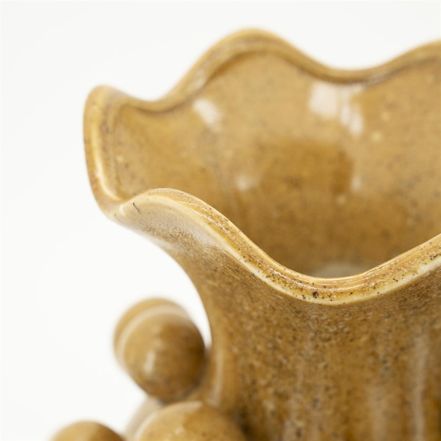 Vase Viro - mustard