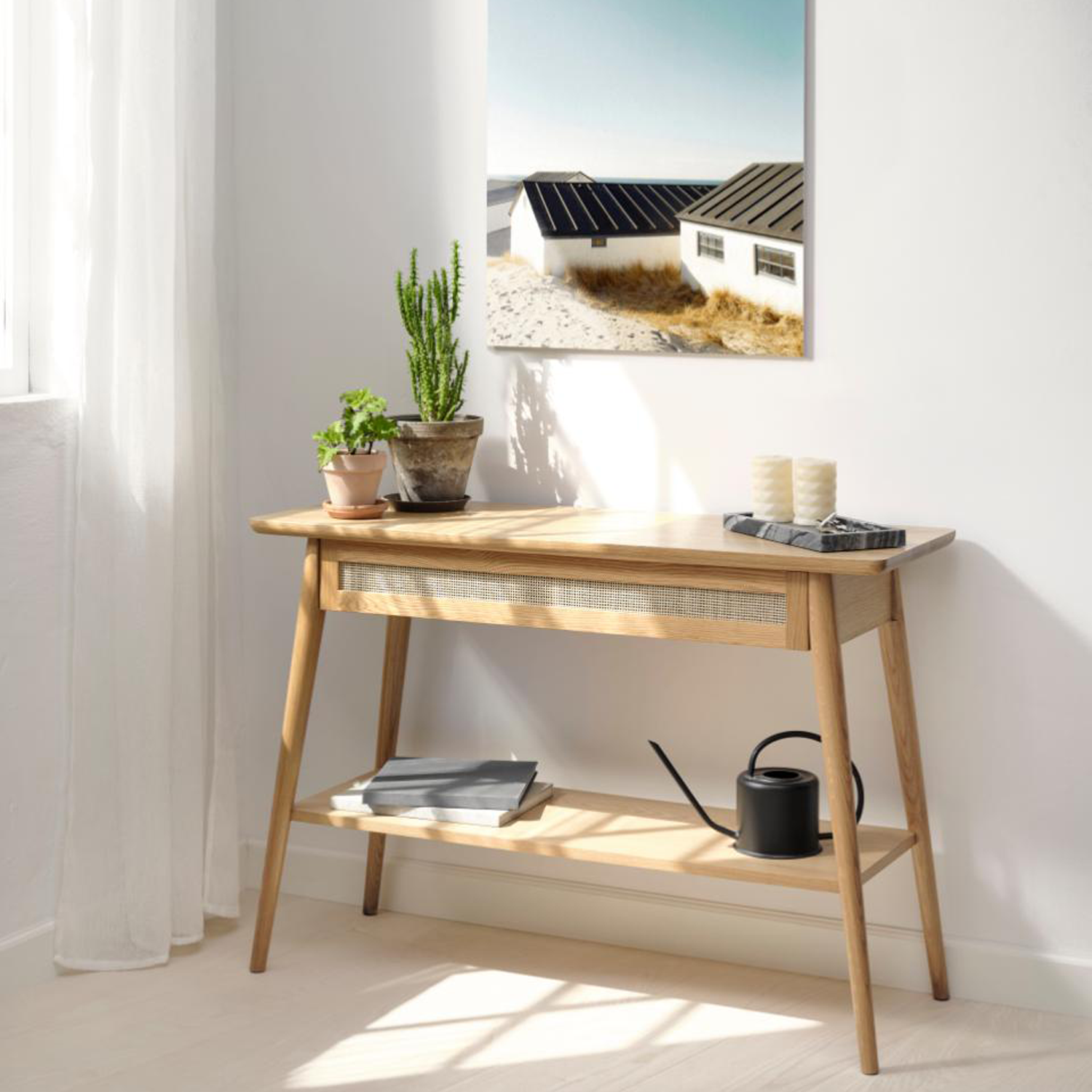 Wandtafel Barrali Naturel Eiken