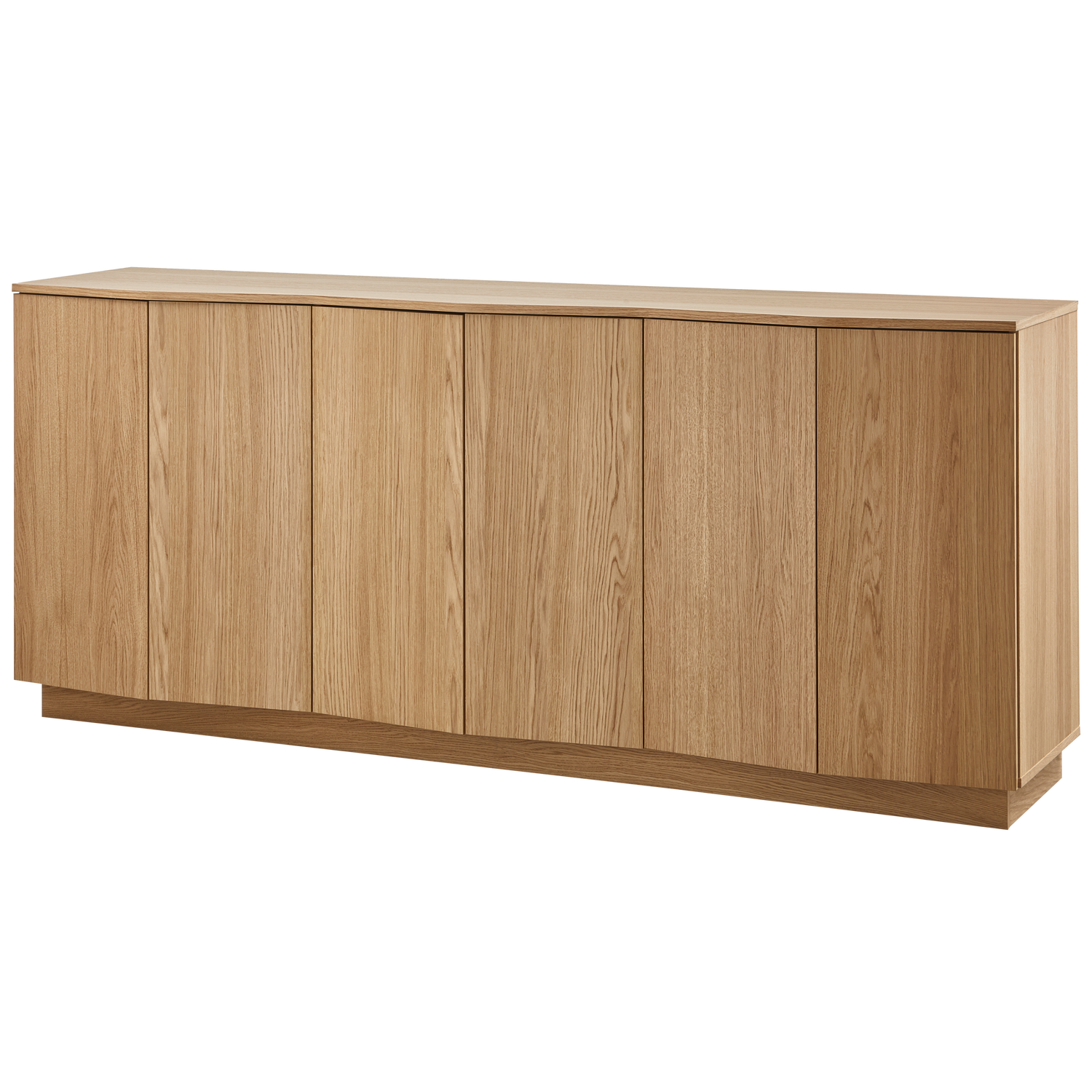 ZUMA DRESSOIR 200CM EIKEN TRANSPARANT [fsc]
