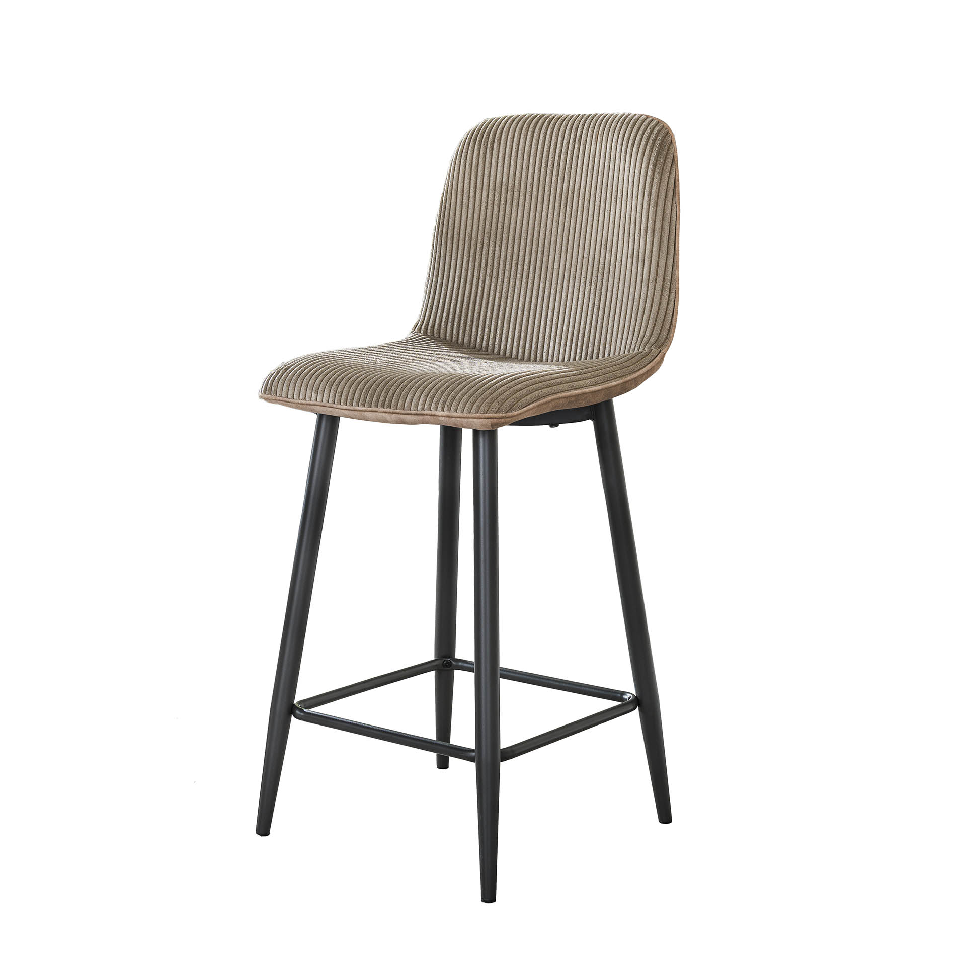 Barstoel Rib VPE2 / Rock zandkleur