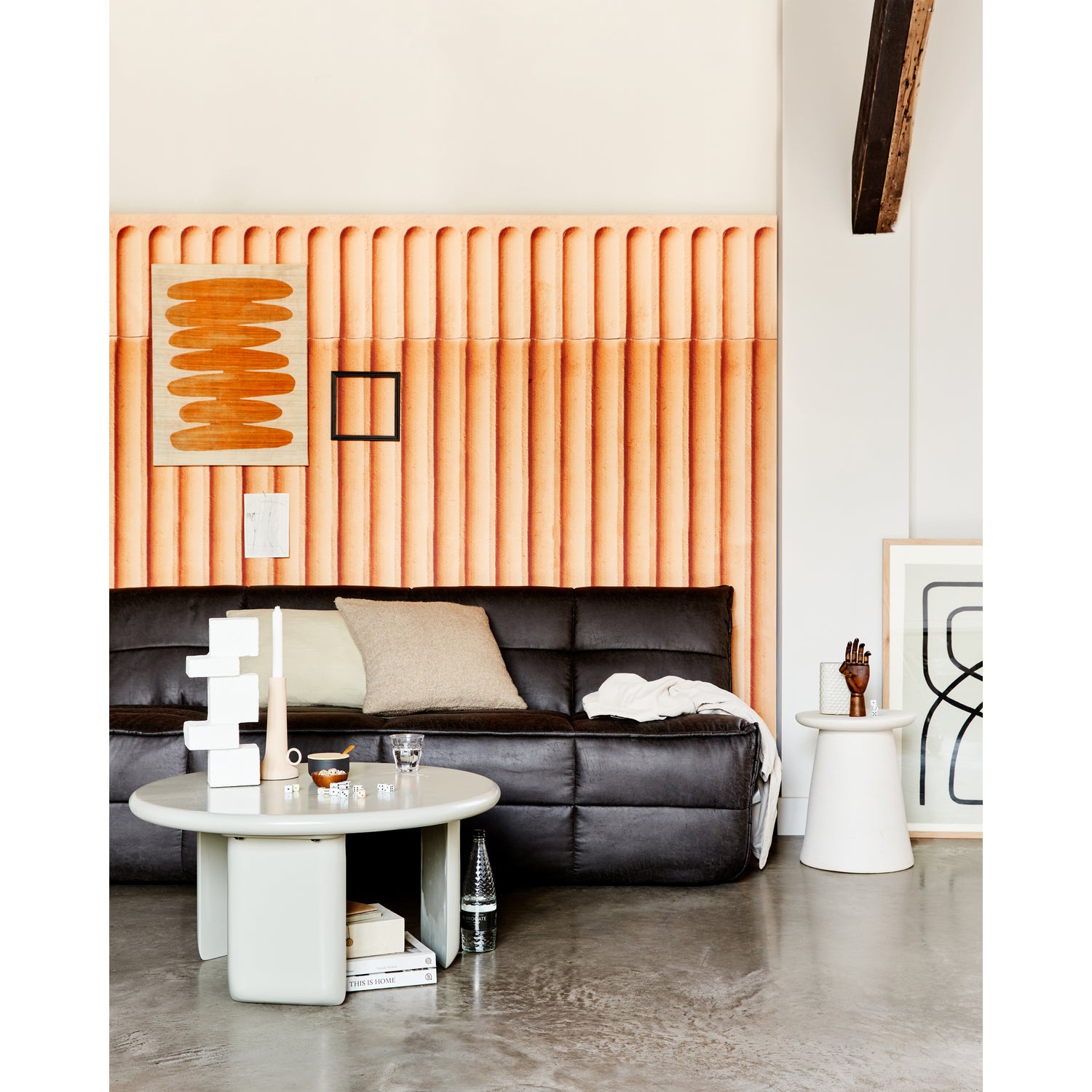 Beach Medium Salontafel Mango Hout Clay