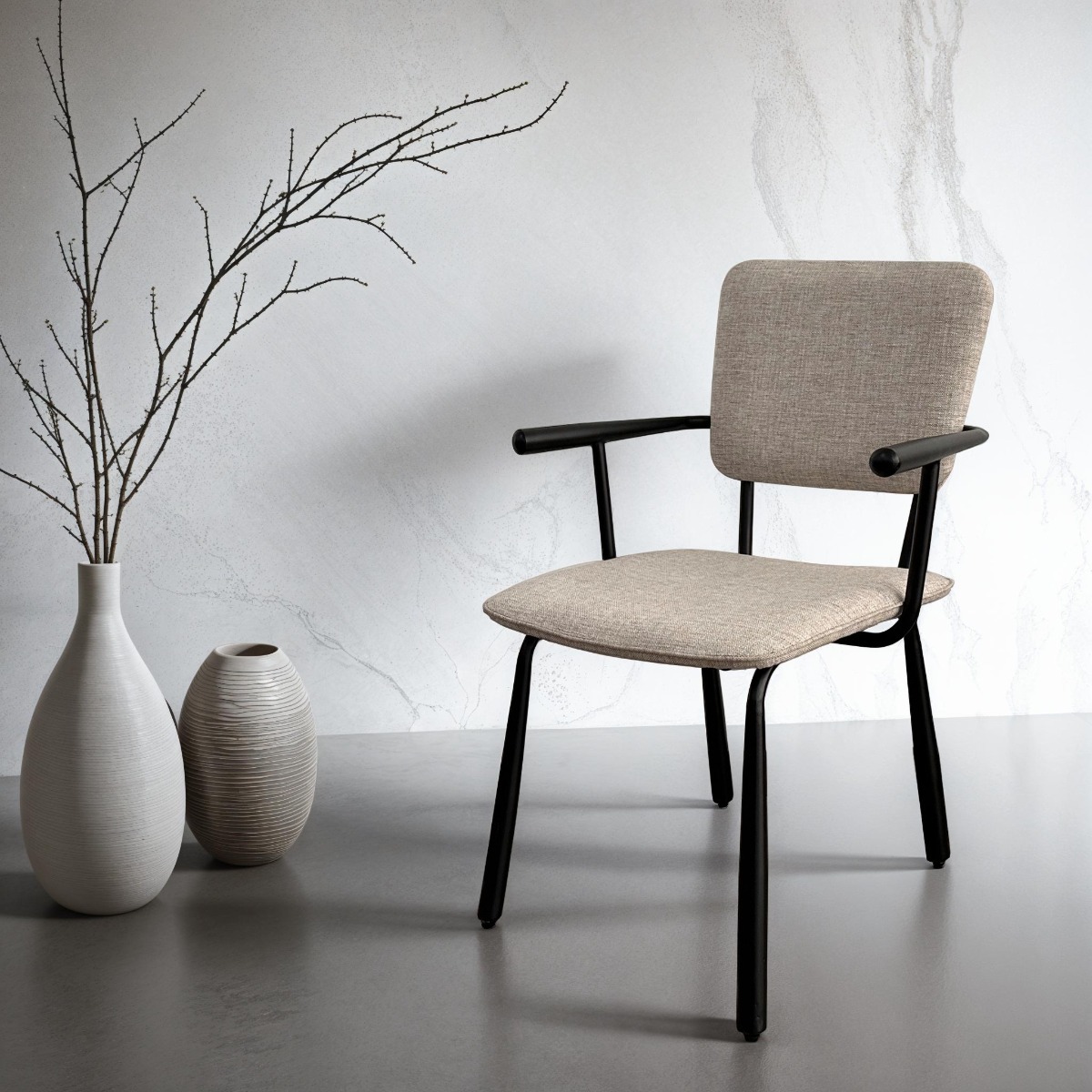 Brix Eetkamerstoel Finn Black