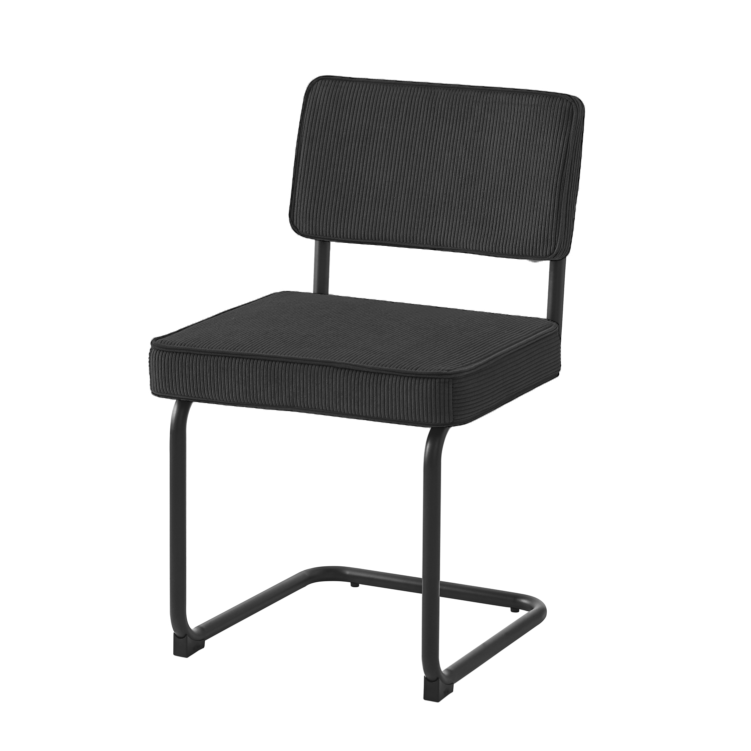 Eetkamerstoel Bauhaus Rib Zwart