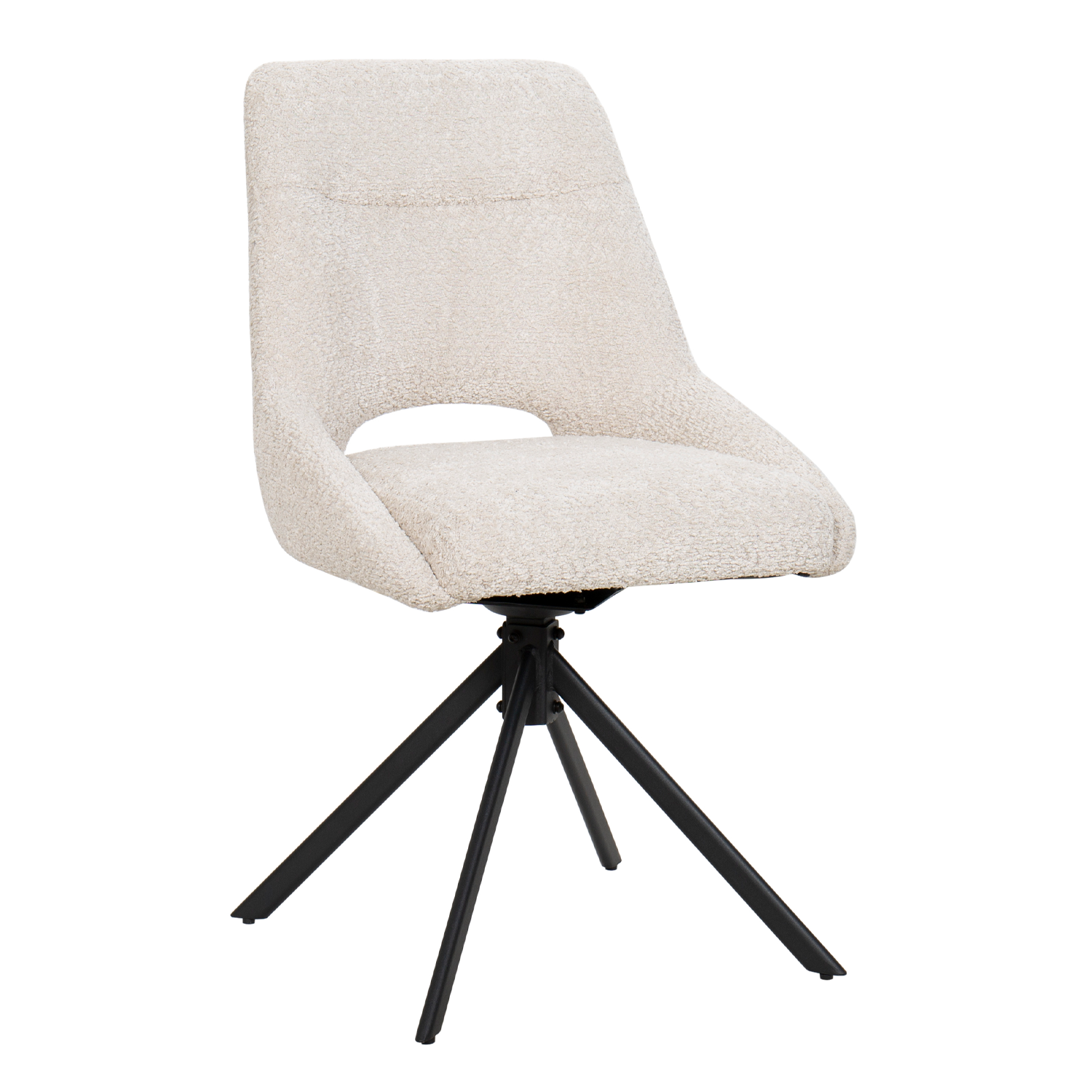 Eetkamerstoel Nola Bouclé Beige