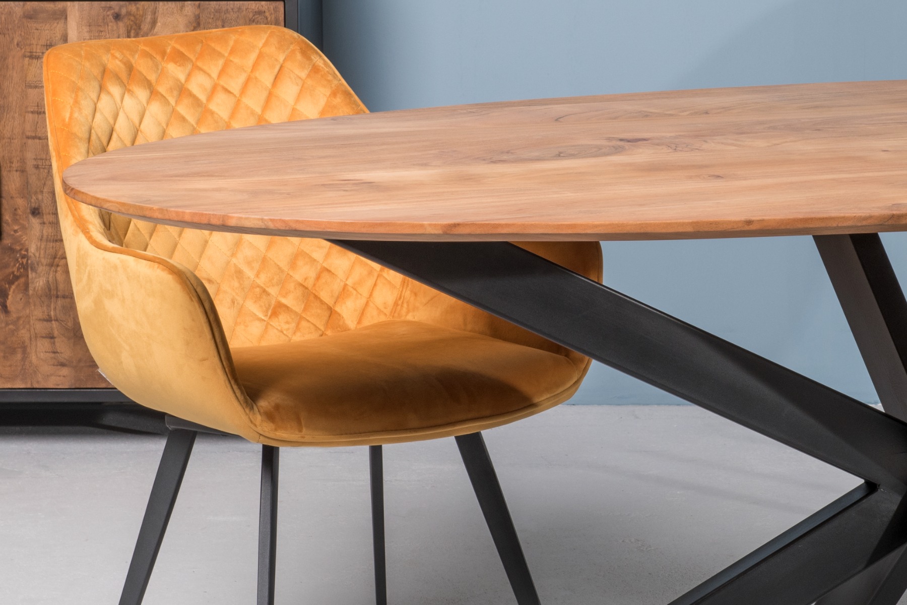 Eettafel Oslo Ovaal Acacia 210