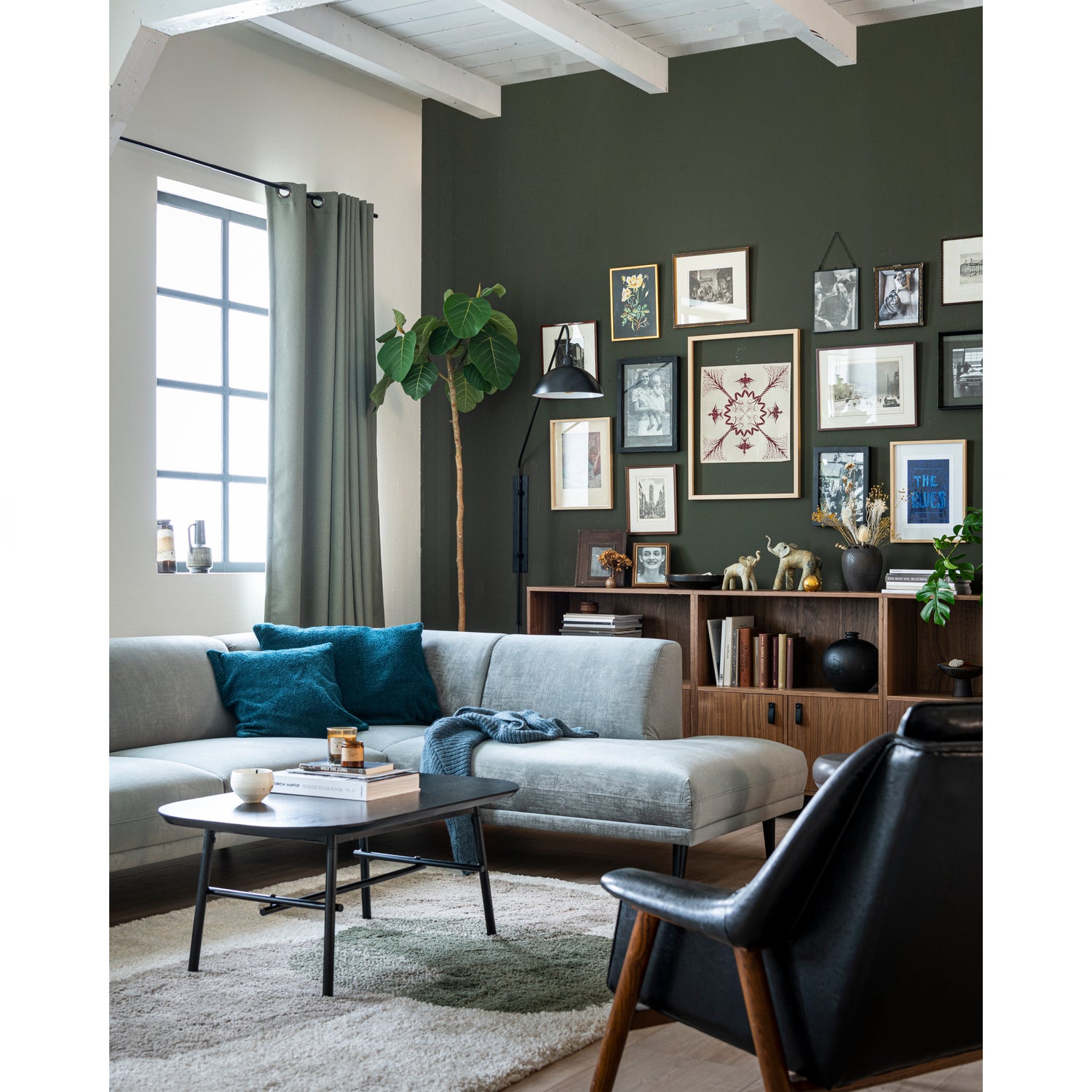 Elegance Salontafel Mango Hout/metal Zwart