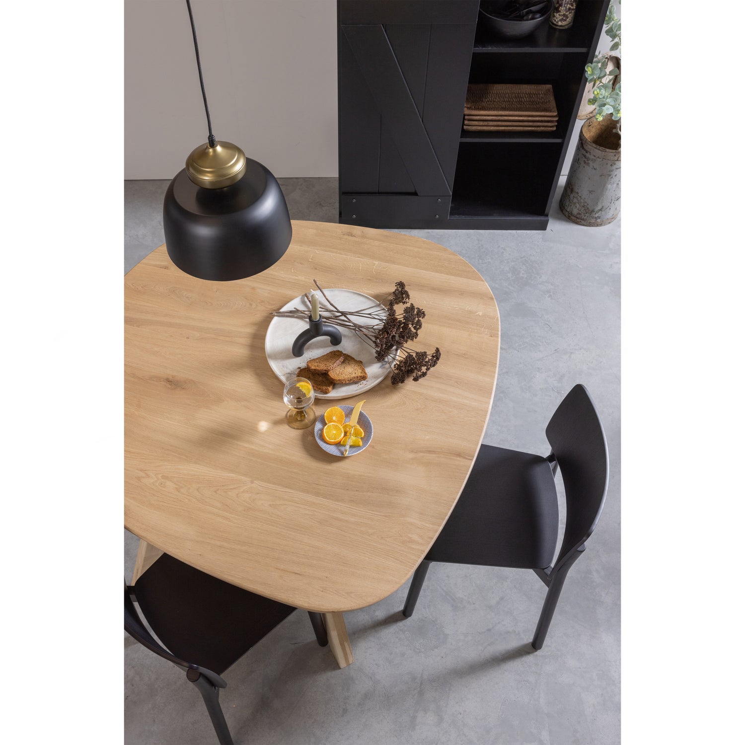Linne Hanglamp Metaal Zwart