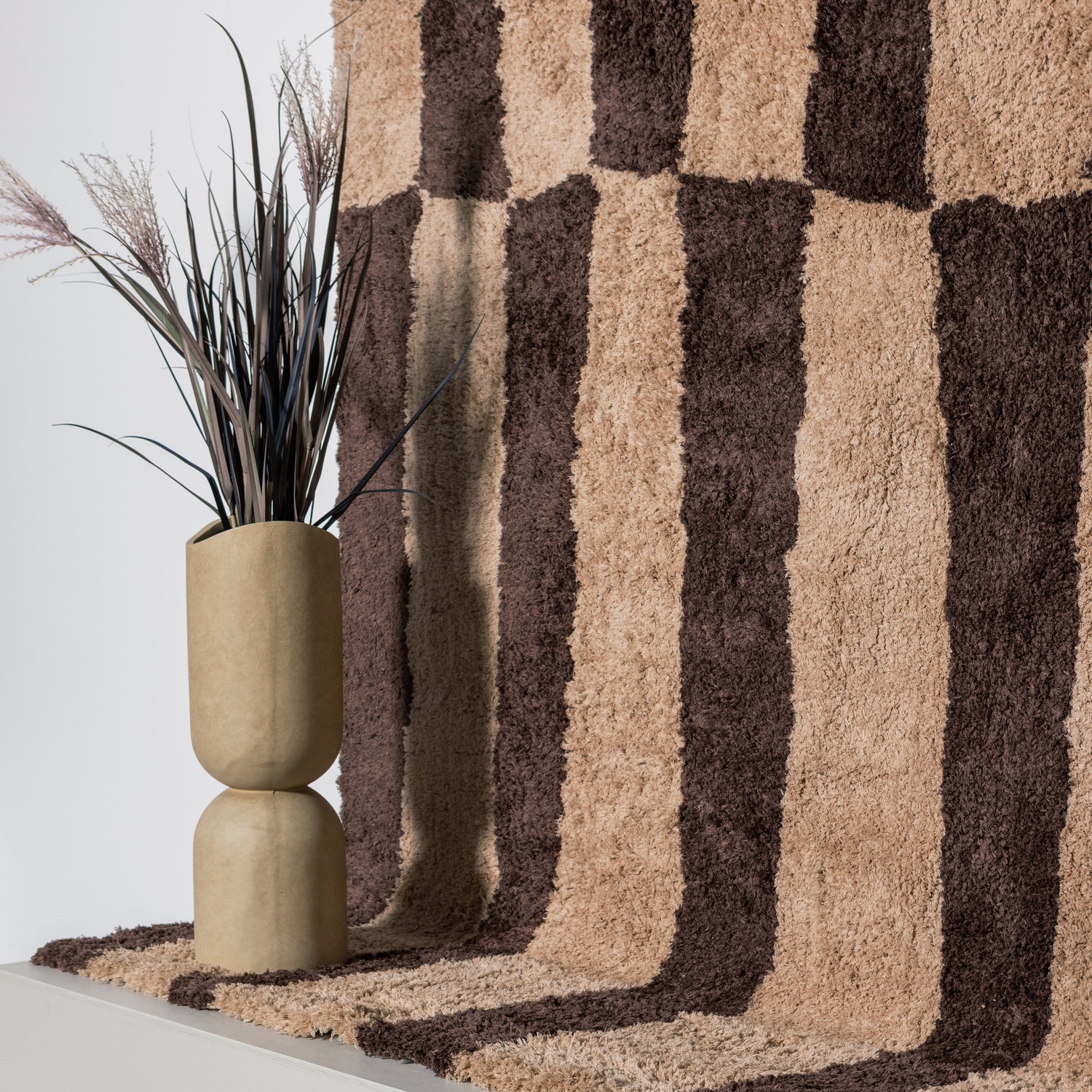 MOSI VAAS/PLANTENPOT FIBER CLAY BEIGE 75xO25CM