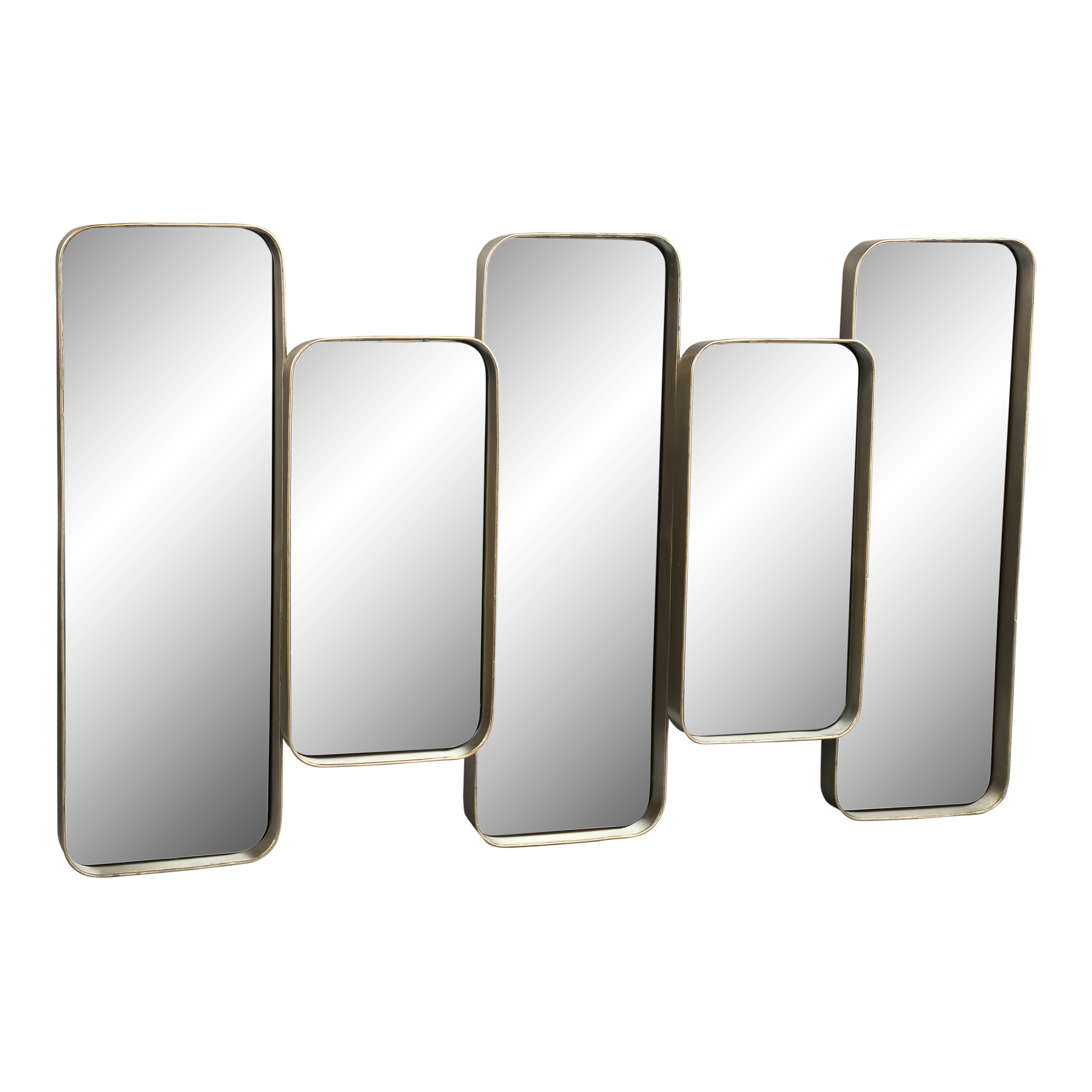 PTMD Spiegel Femme Gold Iron Mirrors Rectangle