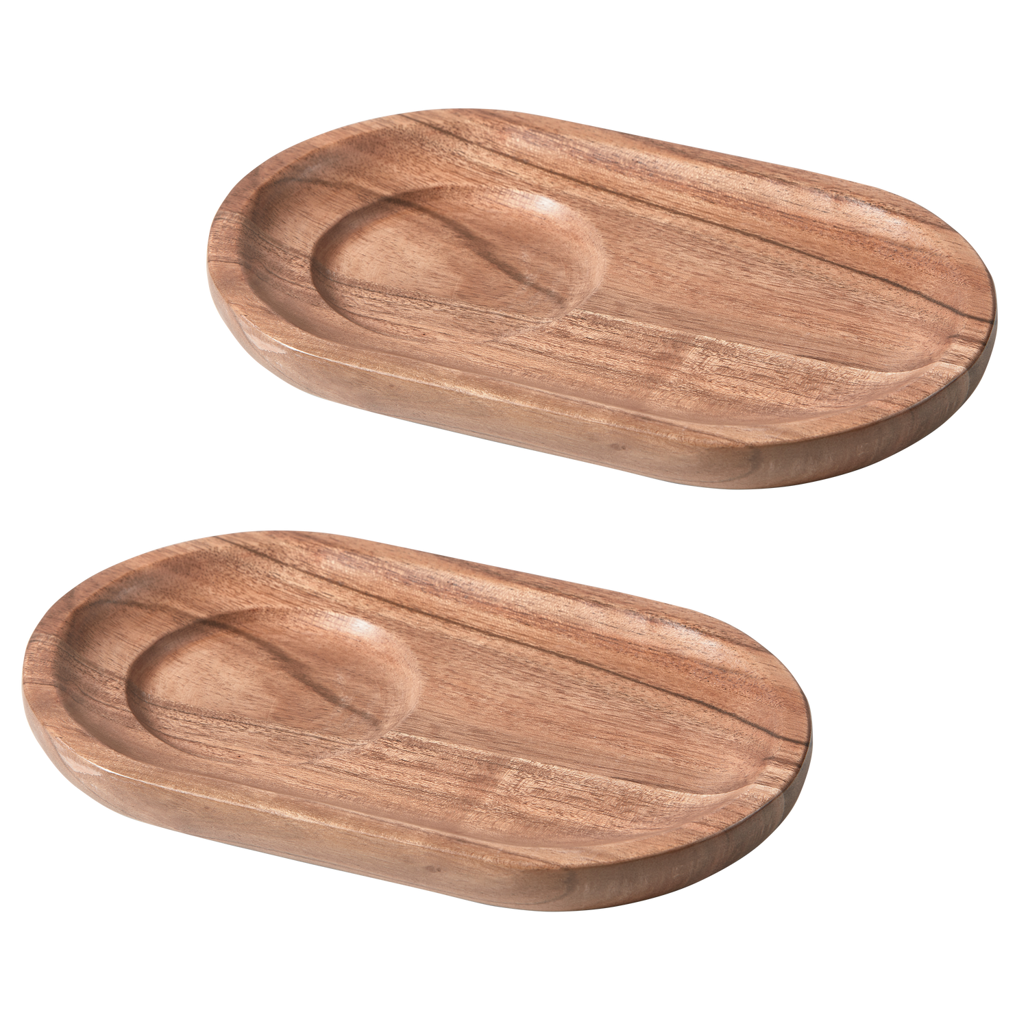 SET V 2 - JOSJE SERVEER PLATEAU ACACIA HOUT NATUREL