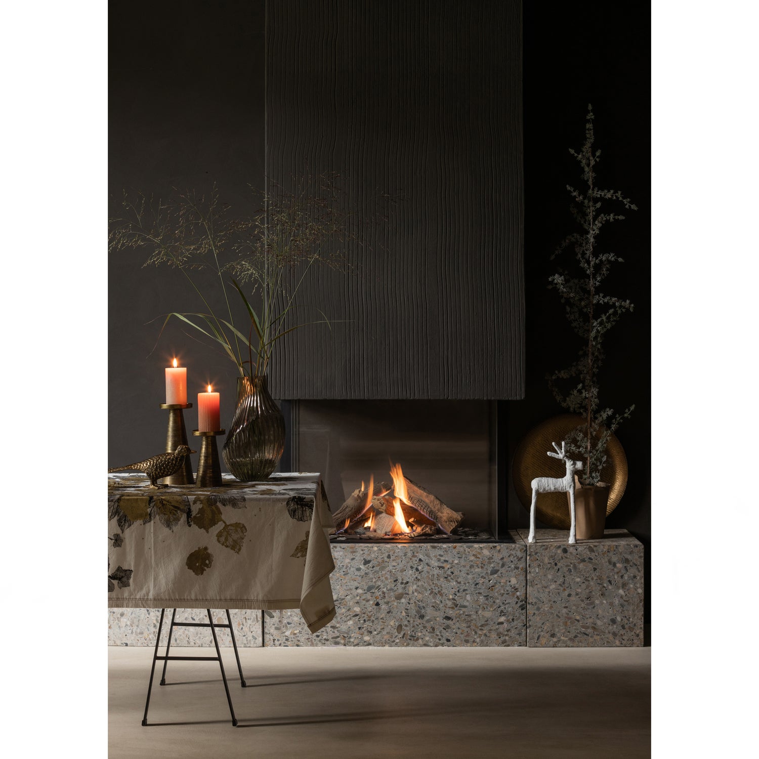 SUNSET TAFELKLEED MET PRINT OFF WHITE 135x250CM
