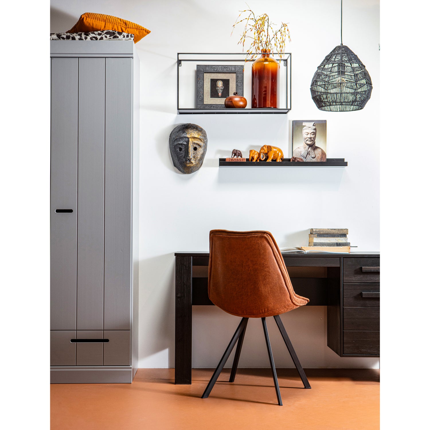 Set V 2 - Swen Eetkamerstoel Cognac