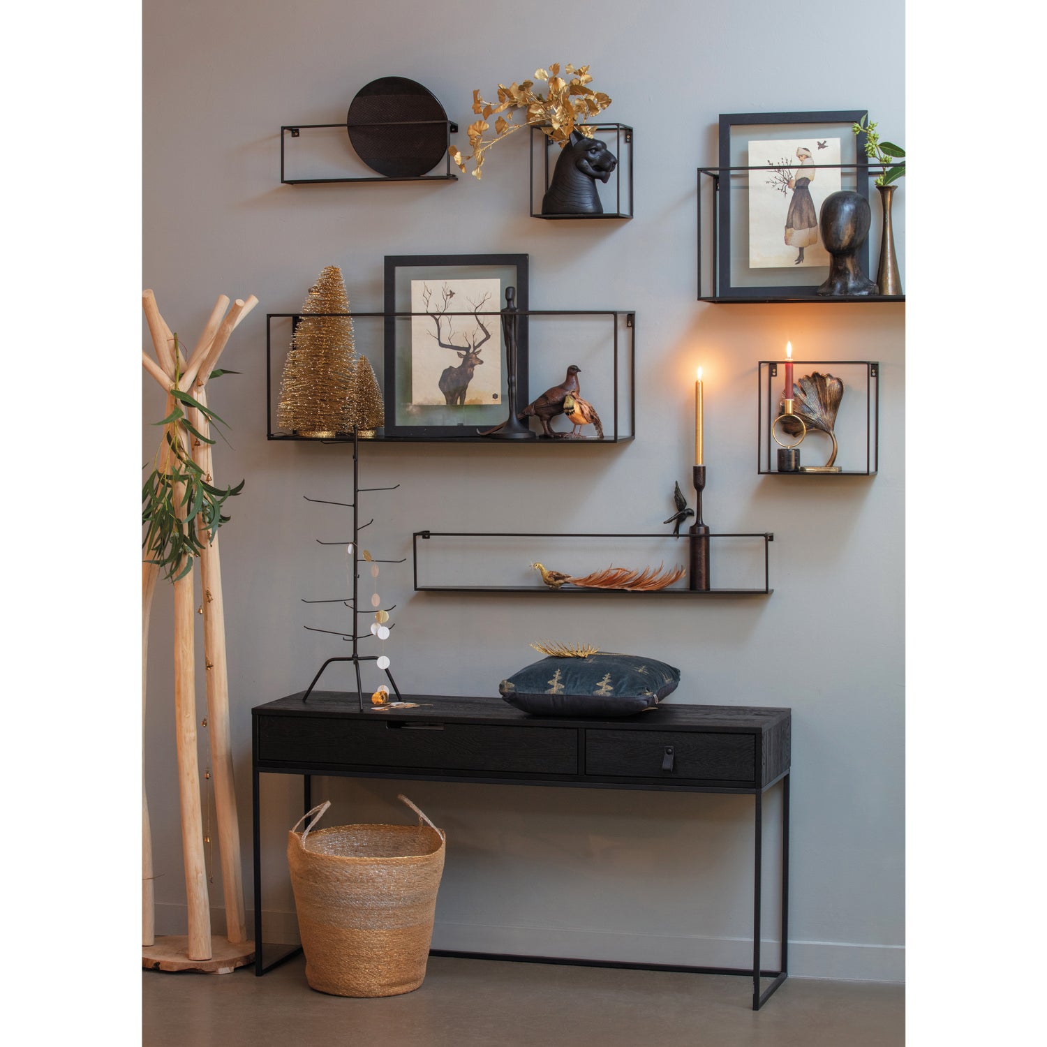 Silas Sidetable Essen Blacknight [fsc]