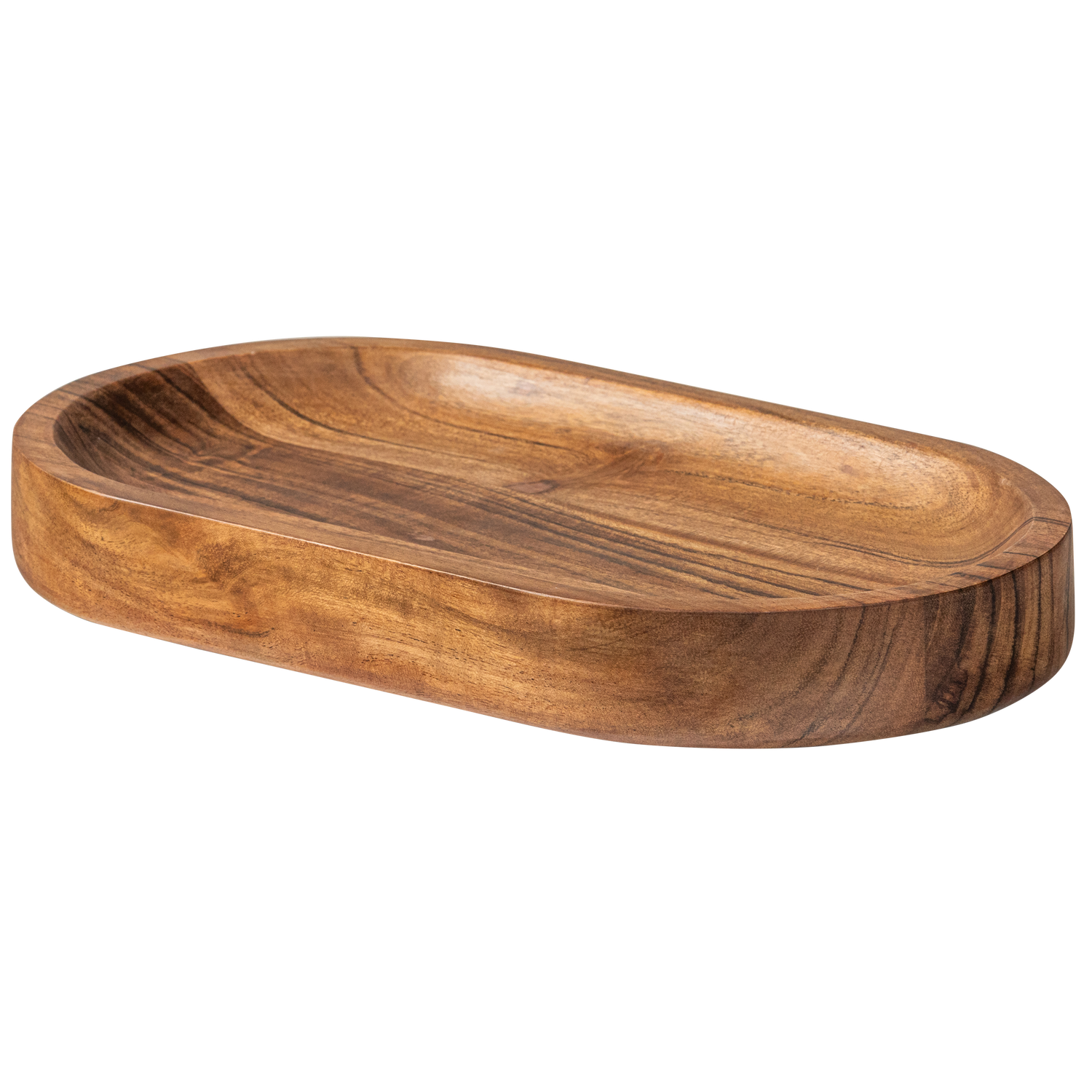 YUKI SERVEERPLANK OVAAL ACACIA HOUT NATUREL