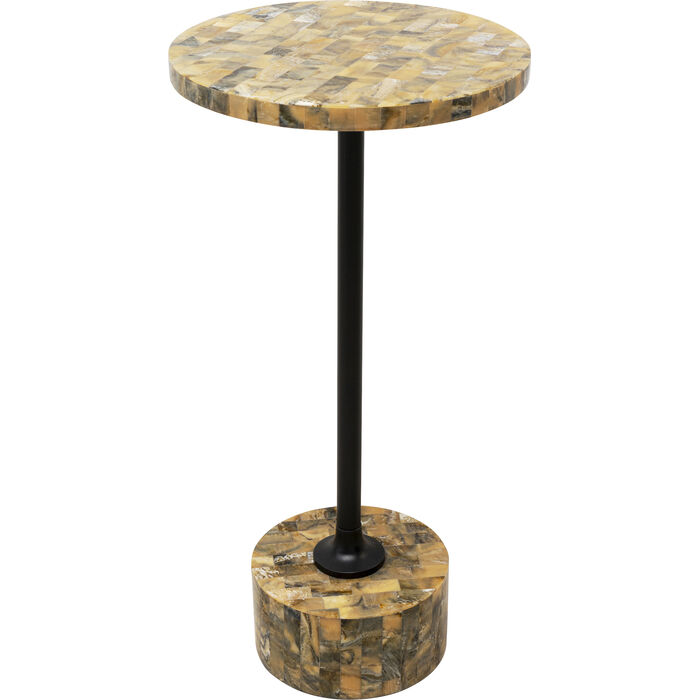 Bijzettafel Domero Mosaic Grey Ø25cm