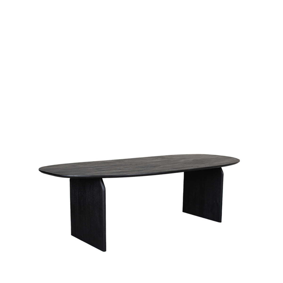 Eetkamertafel Cooper - Zwart - Mangohout - 250x110 cm