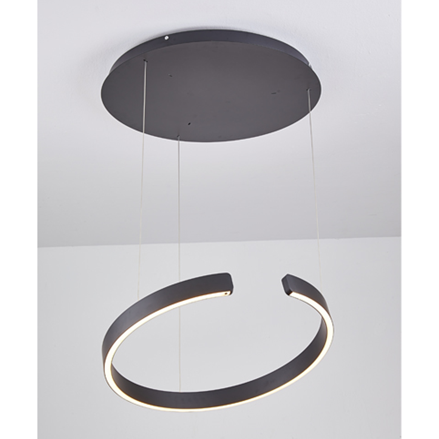 Hanglamp Circle 80cm Black