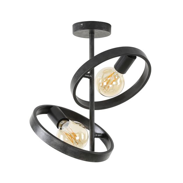 Plafondlamp 2L hover / Charcoal