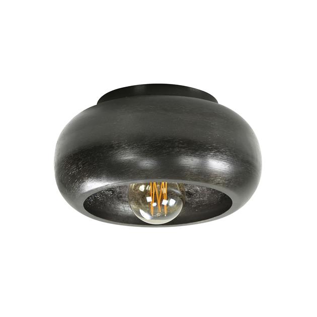 Plafondlamp sky 34 / Zwart nikkel
