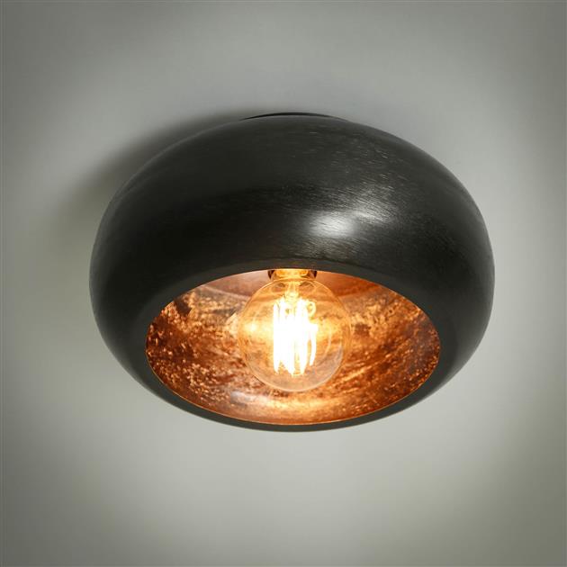 Plafondlamp sky 34 / Zwart nikkel