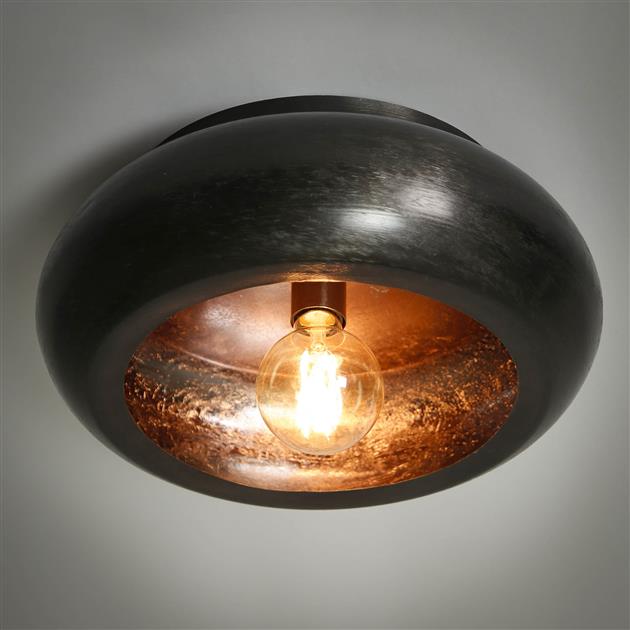 Plafondlamp sky 42 / Zwart nikkel