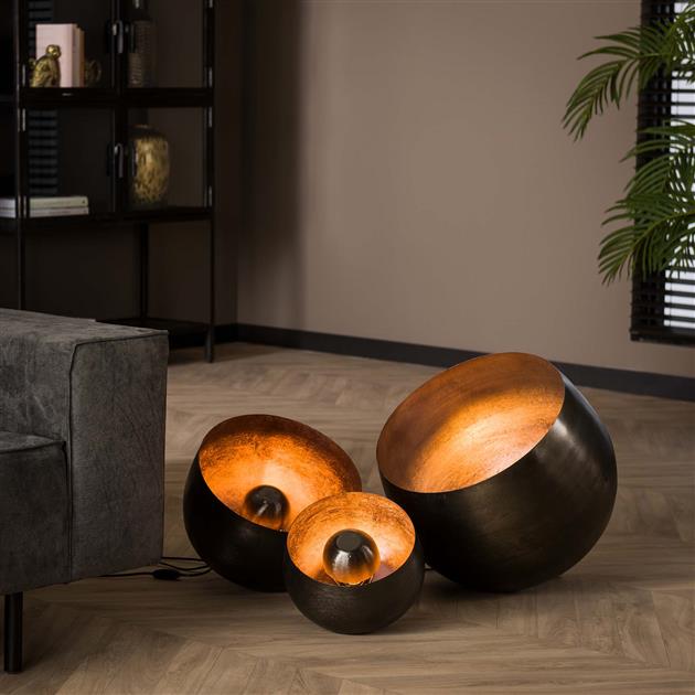 Tafellamp 50 basket XL / Zwart nikkel