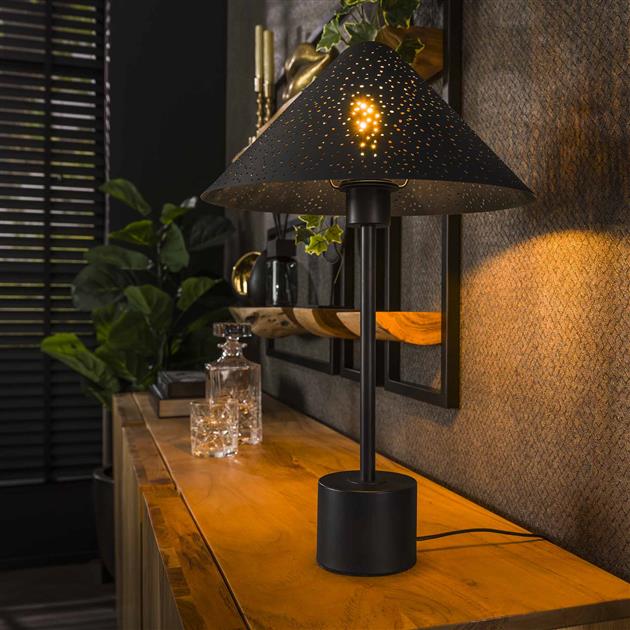 Tafellamp kosmos LED-dimmer / Charcoal