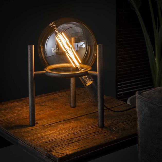 Tafellamp saturn 20 lichtbron / Oud zilver