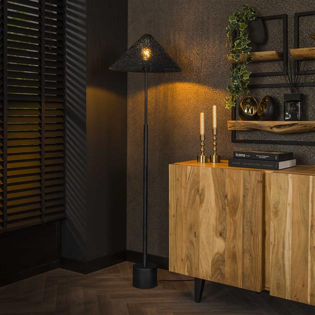 Vloerlamp kosmos LED-dimmer / Charcoal