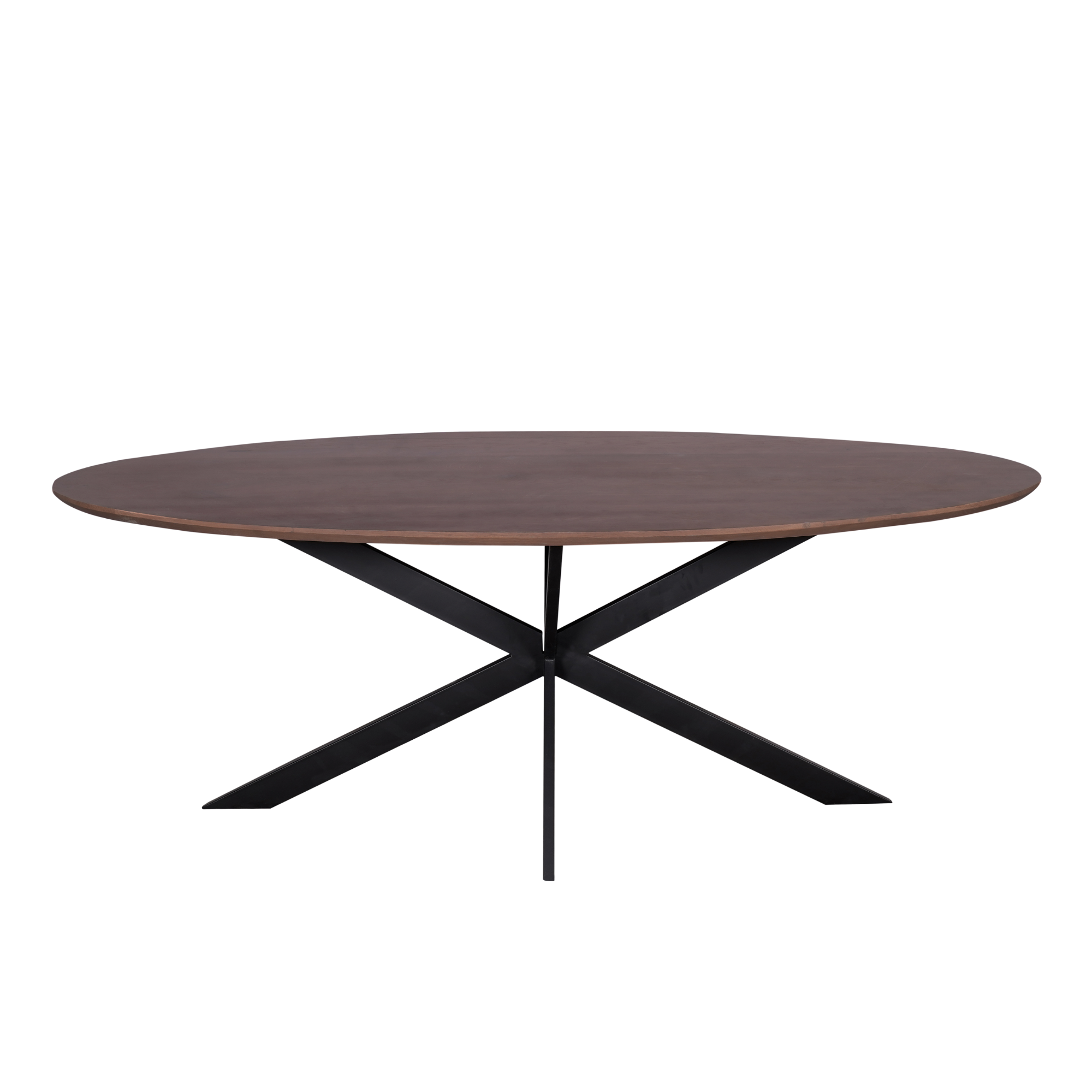 Eiken eettafel Ferris | Ovaal 210 cm | Walnoot