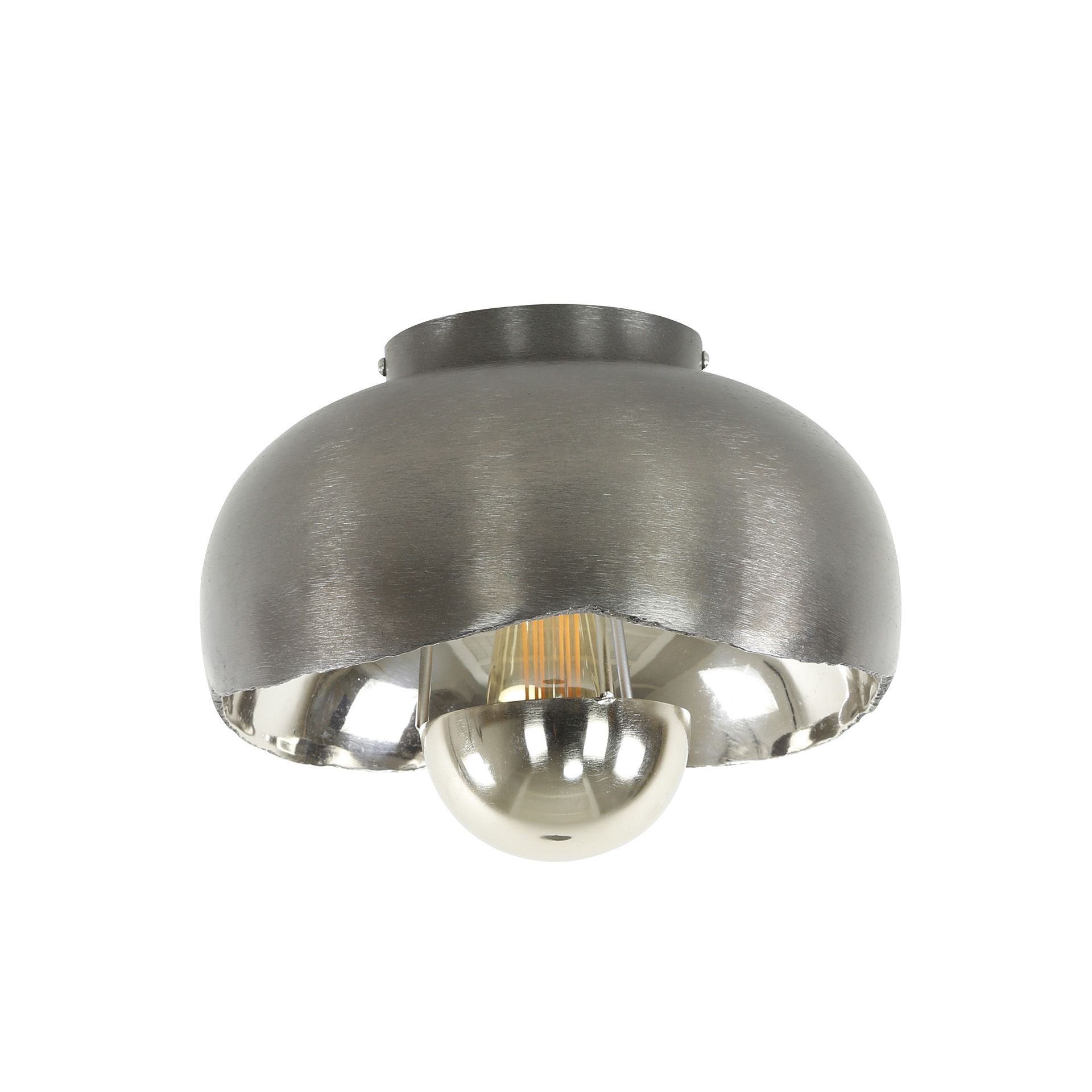 Plafondlamp 35 mirror / Zwart nikkel