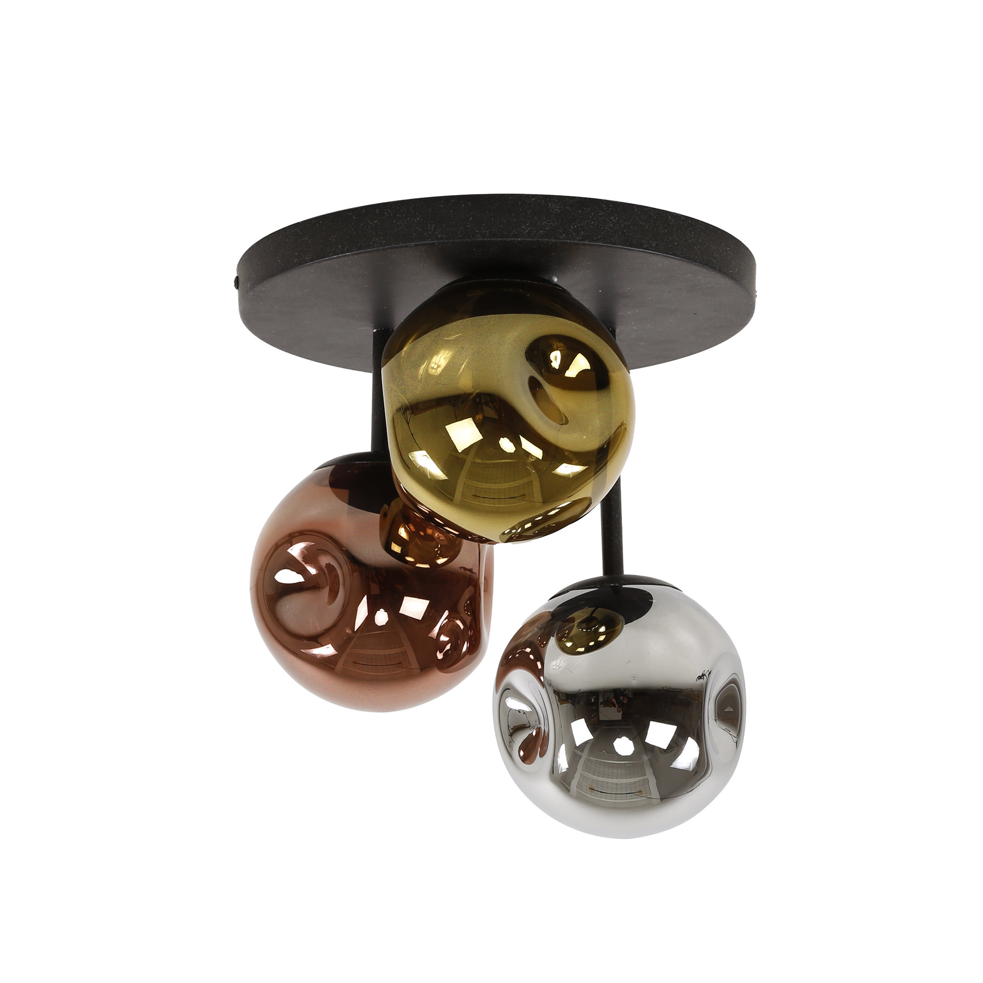 Plafondlamp 3L stellar / Artic zwart