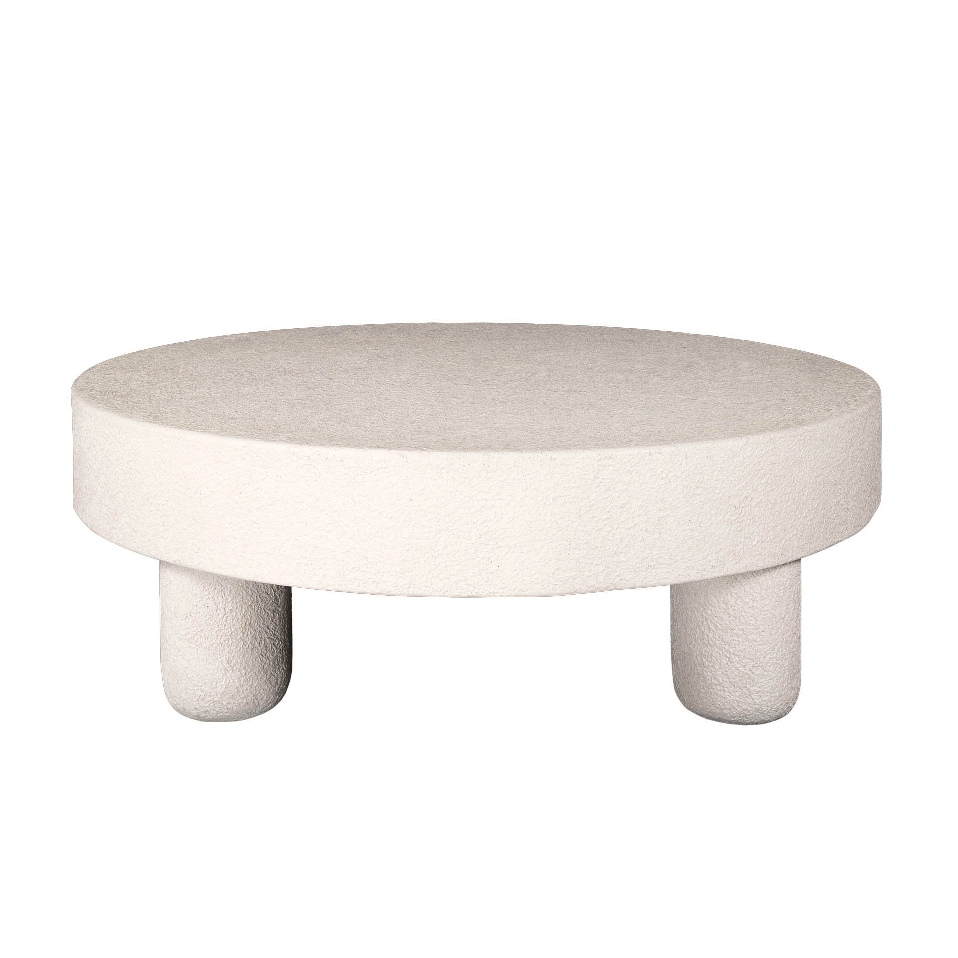 Salontafel D110 bulky stone / Marmer composiet