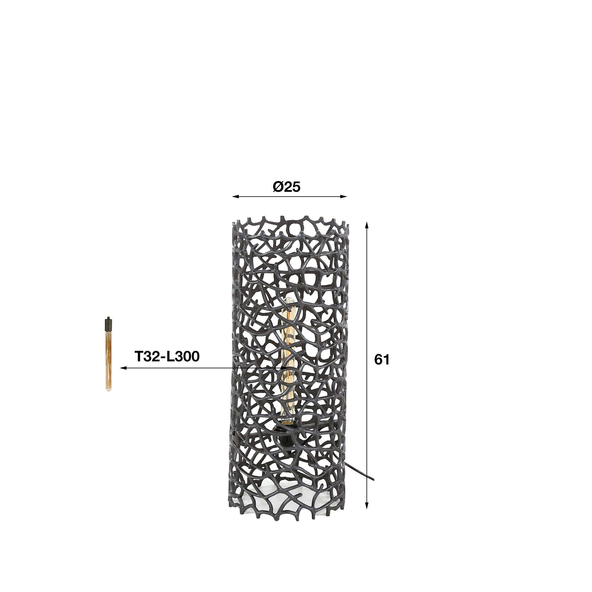 Vloerlamp Adjust metal - zwart nikkel kopen