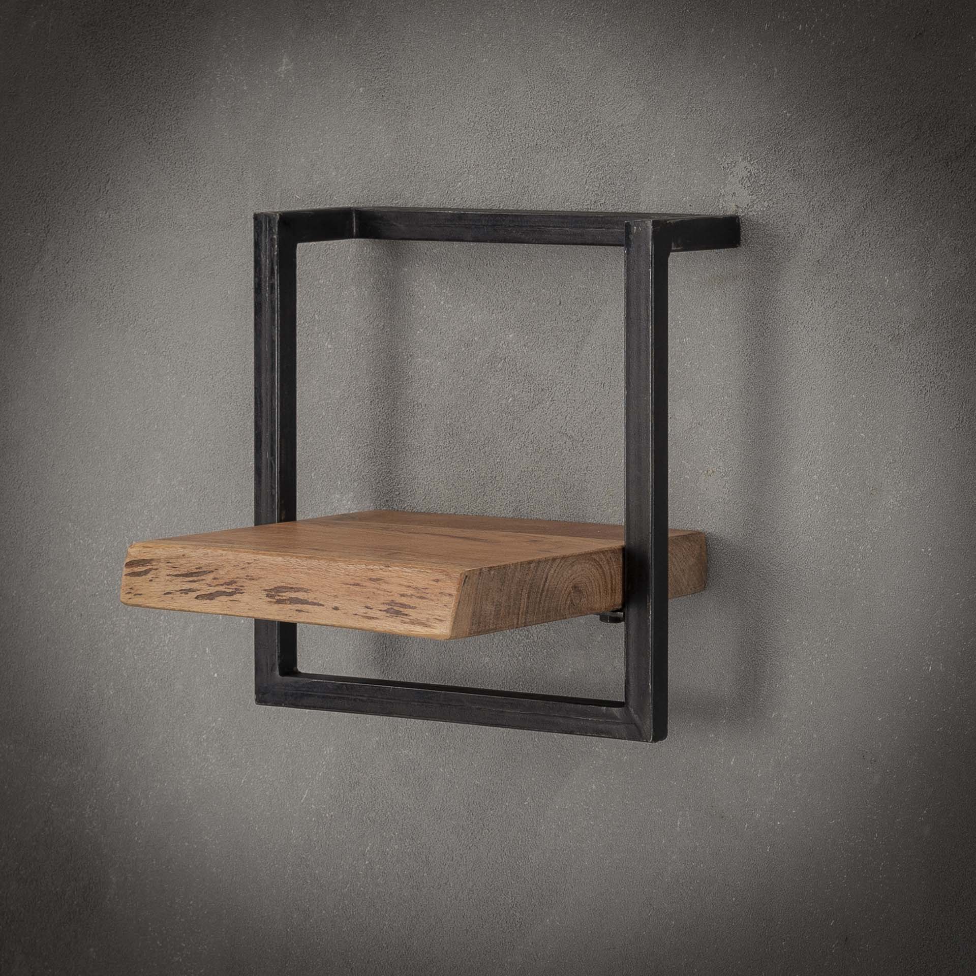 Wandplank edge 30cm / Massief acacia naturel